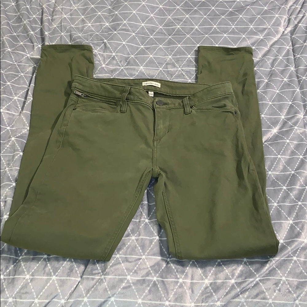 Calvin Klein olive jeans FINAL PRICE REDUCTION